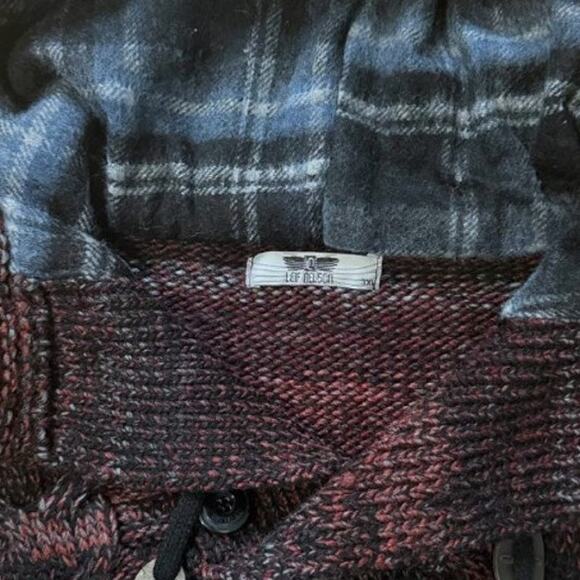 Leif Nelson Purple/Red Sweater | Size 3XL - Picture 4 of 13